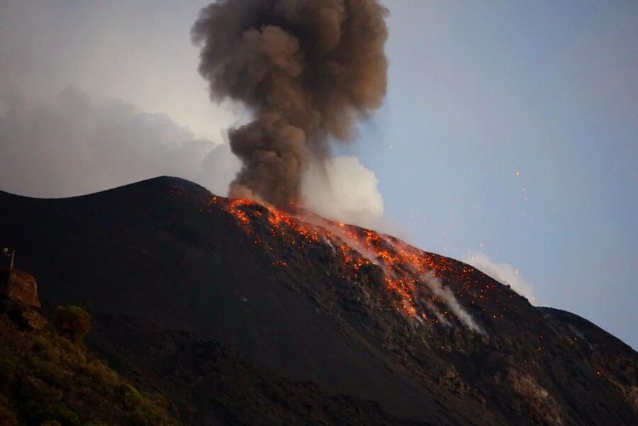 Stromboli: Sunset Trekking Tour - Sunset viewpoint: hearing explosions every 10–15 minutes
