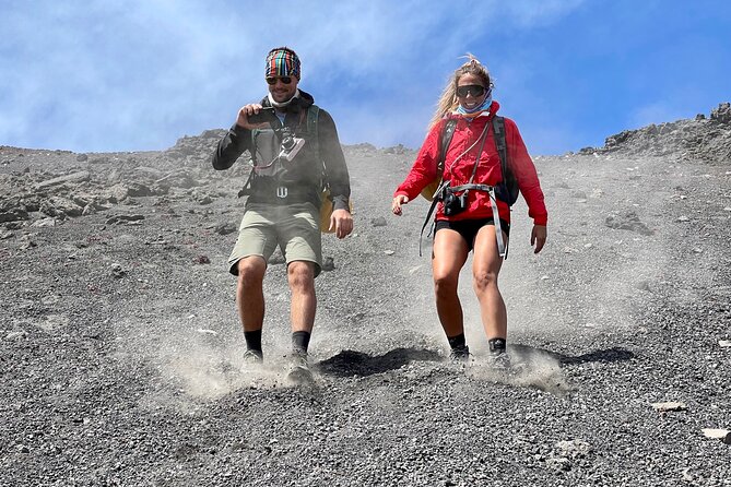 Summit Etna North 3380mt: 4x4 and trekking - The summit trek from 2,960 m to 3,380 m