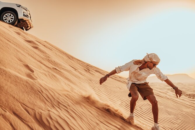 Sunrise/Morning Dune Drive with Camel Trek & Sand Surfing - Key things to know before you go