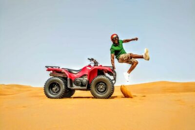 Sunset Camel Trek & Red Dunes Safari with BBQ at Al Khayma Camp From Dubai - 4x4 Land Cruiser Dune Bashing: Expect the Fun, Not the Comfort Myth