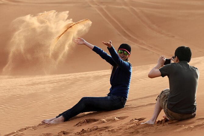 Sunset Camel Trek & Red Dunes Safari with BBQ at Al Khayma Camp From Dubai - Camel Trekking and Camel Feeding: The Short Ride That Feels Like the Real Desert
