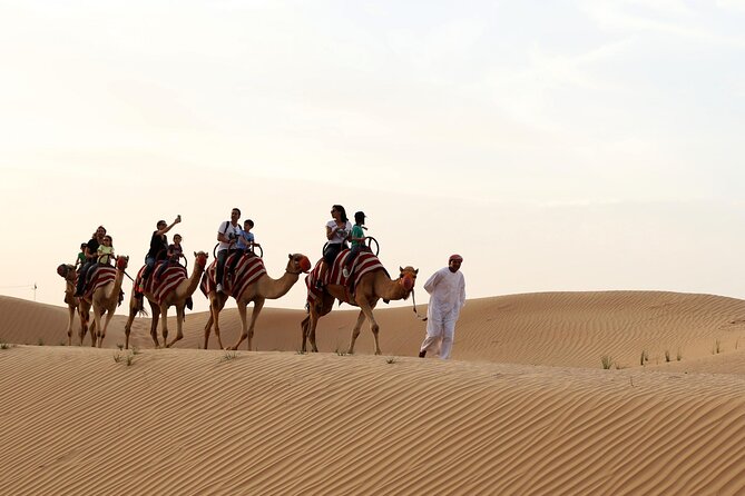 Sunset Camel Trek & Red Dunes Safari with BBQ at Al Khayma Camp From Dubai - Quad Bikes Are Extra: The Choice Between More Thrill or More Value