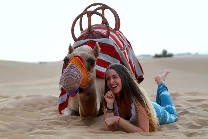 Sunset Camel Trek & Red Dunes Safari with BBQ at Al Khayma Camp From Dubai - Sunset Photo-Stop and the Al Khayma Camp Atmosphere