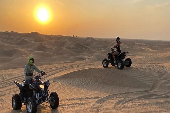 Sunset Quad Bike Safari With Camel Trek, Live Shows and Dinner - Key points before you go
