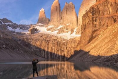 Trekking Base Torres - Torres del Paine trek from Puerto Natales - Morning pickup and the shuttle ride into Torres del Paine