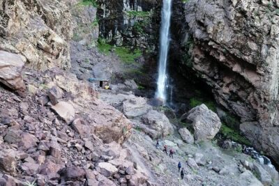 Trekking in Morocco / 3 Days Valley Trek in the Atlas Mountain & Waterfalls - Day 3: Toubkal National Park waterfalls, Mzik Pass (2500m), then back to Imlil