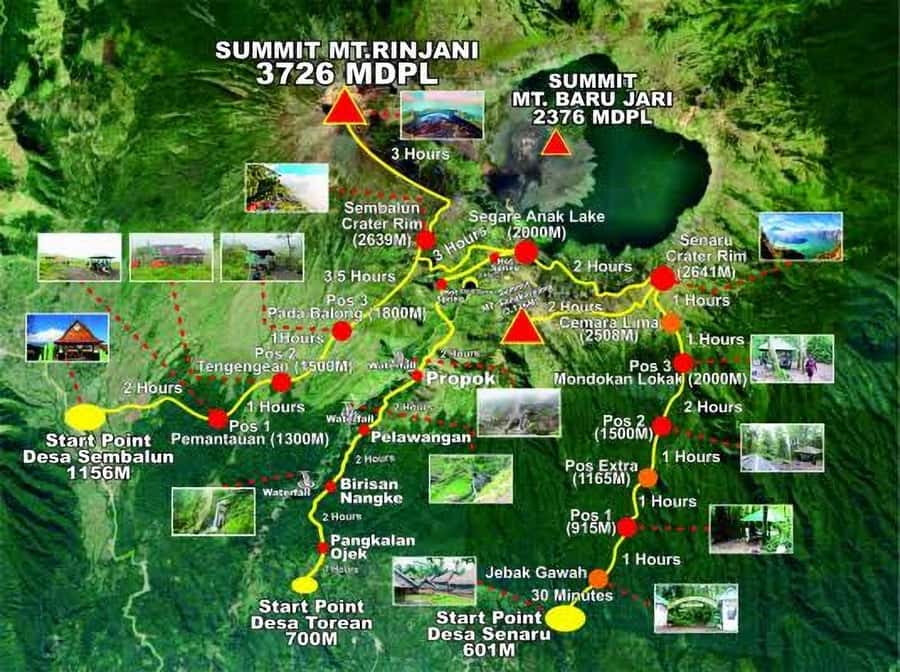 trekking mount rinjani summit join in group tour - Crater Rim Camp at 2,639m: Sunset, Lake Segara Anak, and Cold Reality