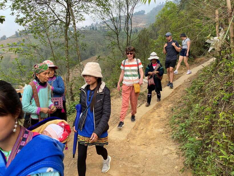 Trekking Sapa 1 Day With Local Guide, Terraced Rice Fields - Y Linh Ho village: rice terraces up close and lunch with locals